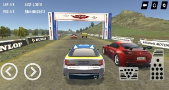 Mobil Balap Rally 3D screenshot 0