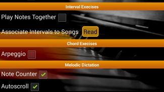 تدريب الأذن على البيانو - مدرب الأذن للموسيقيين screenshot 0
