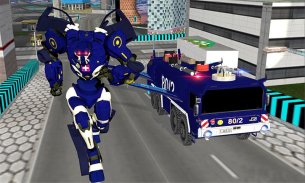 Real Robot fire fighter Truck: Rescue Robot Truck screenshot 10