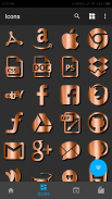 New HD Copper Iconpack theme Pro screenshot 1