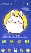 Cute Wallpaper Moon Rabbit Theme screenshot 0
