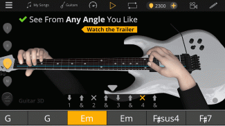 Gitar 3D - Temel Gitar Akorları - Guitar 3D Chords screenshot 7