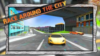 Tráfico Velocidad Racing Ciudad Fiebre Coche Juego screenshot 1