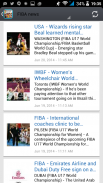 Basketball news RSS reader screenshot 3