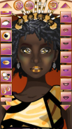 African Traditional Fashion - Makeup & Dress up screenshot 1