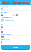 NAFLD fibrosis score screenshot 2