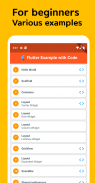 Flutter Code Examples screenshot 1