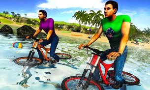Navigatore di acqua galleggiante BMX Bicycle Rider screenshot 3