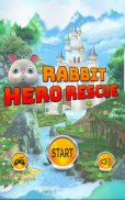 Rabbit Hero Rescue - Block Puzzle screenshot 0