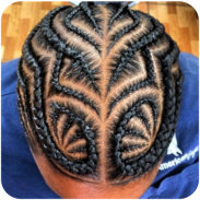 Braids hairstyle for men screenshot 2