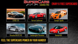 SuperCars Sounds PRO screenshot 2