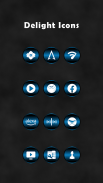 Delight Blue Icon Pack screenshot 1
