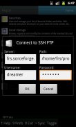 SFTP plugin to Ghost Commander screenshot 1
