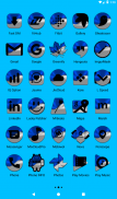 Half Light Blue Icon Pack Free screenshot 10