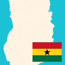 Map Puzzle Quiz 2020 - Ghana - Regions, capitals