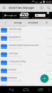 Droid Files Manager screenshot 1