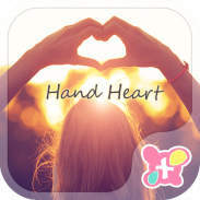 Cute Theme-Hand Heart- screenshot 5