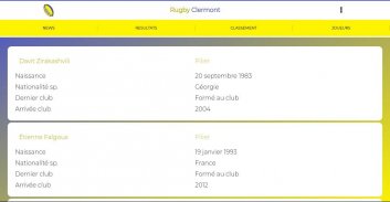 Rugby Clermont screenshot 0