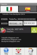 Tele2dic. WEP, WPA & WPA2 Tele2 routers KeyGen. screenshot 0