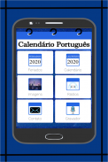 Calendário em Português screenshot 2