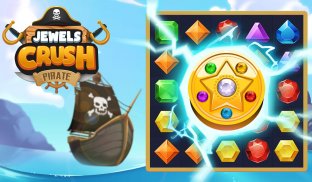 Jewels Crush: Pirate Match 3 screenshot 1