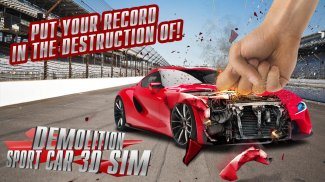 Demolition Sport Car 3D Sim screenshot 2