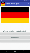 German Article Quiz screenshot 1