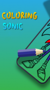 soni coloring the hedgehog adventures screenshot 1