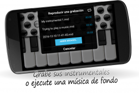 Acordeón Piano Teclas Aprender screenshot 2