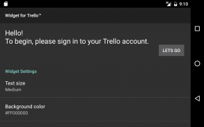 Widget for Trello™ screenshot 0