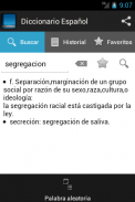 Diccionario Español screenshot 0