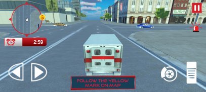 City Rescue Ambulance Driving Simulator Game screenshot 3