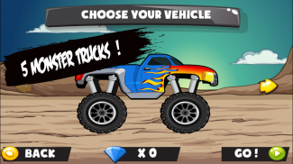 camión monstruo Juego sencillo screenshot 3