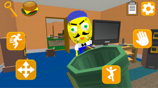 Sponge Neighbor Escape 3D screenshot 2