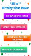 Birthday Song Bit : Birthday Video Maker With Name screenshot 1