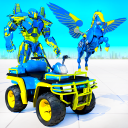 Horse Robot ATV Quad Bike Transform Robot Games Icon