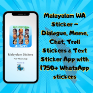 Malayalam WAStickers for Chat screenshot 6