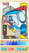 Jogo de trem: colorir screenshot 4