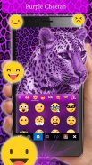 Purplecheetah Keyboard Theme screenshot 1