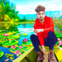 Lotus Pond Photo Frames Editor