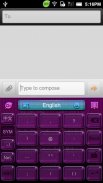 GO Keyboard Elegant lover them screenshot 7