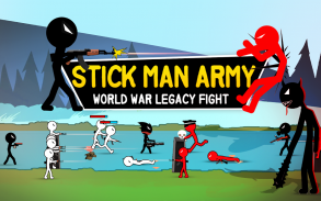 stickman army Guerre mondiale Héritage Combat screenshot 12