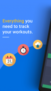 Gym Workout Tracker & Planner for Weight Lifting screenshot 0