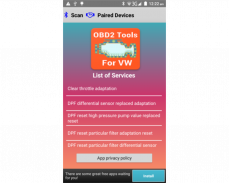 OBD2 Tools for Volkswagen screenshot 1