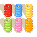 Hoop Puzzle: Color Stack Sort