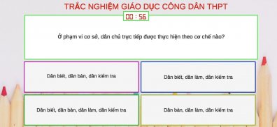 Trắc nghiệm GDCD THPT screenshot 2