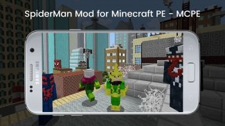 SpiderMan Mod for Minecraft PE - MCPE screenshot 1