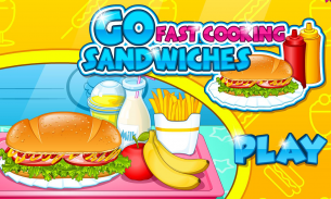 Go Fast Cooking Sandwiches screenshot 0