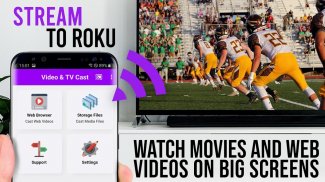Video & TV Cast | Roku Remote & Movie Stream App screenshot 2