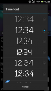 Digital Clock Widget Xperia screenshot 0